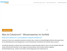Tablet Screenshot of colostrum-kolostrum.com
