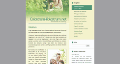 Desktop Screenshot of colostrum-kolostrum.net